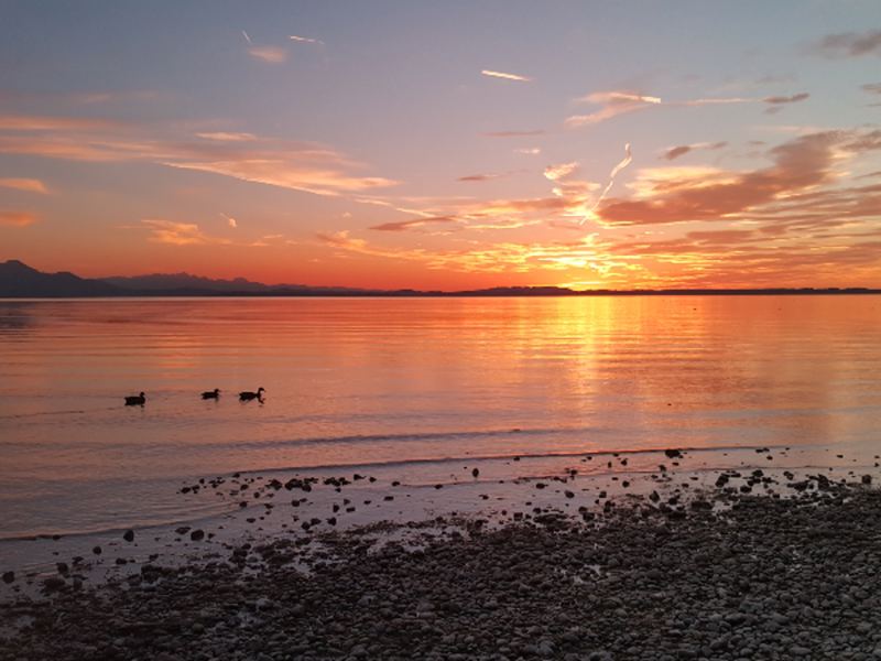 Ferienwohnung Beim Paulfischer direkt am Chiemsee - Ofenbankerl in Chieming